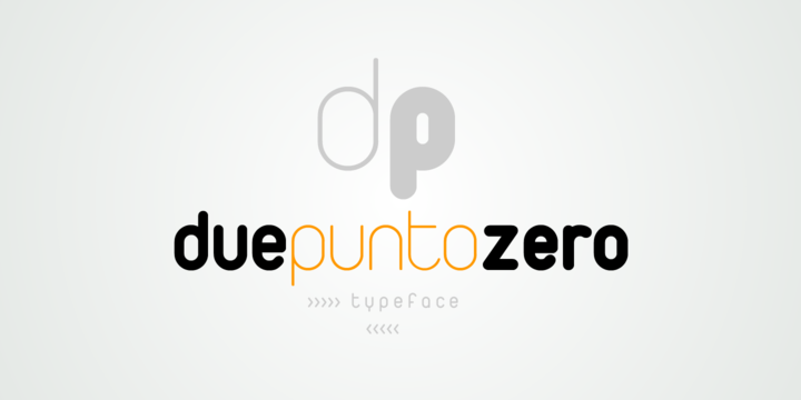 Duepuntozero字体 1