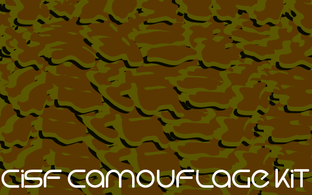 CISF Camouflage Kit字体 1