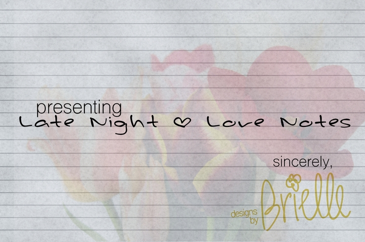 Late Night * Love Notes字体 2