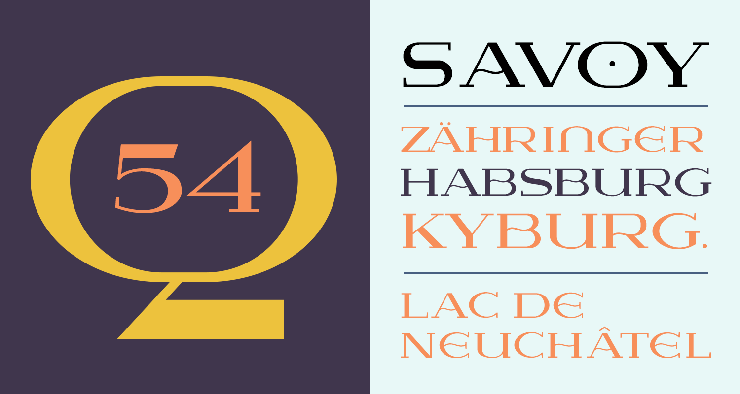 Lausanne字体 9