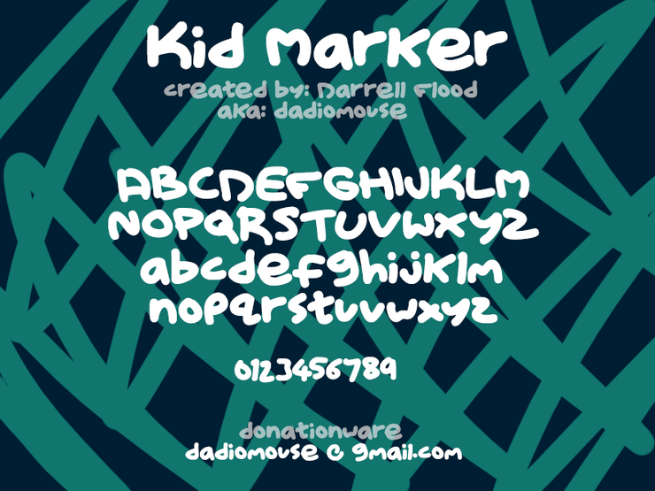 Kid Marker字体 1