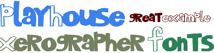 PlayHouse字体 1