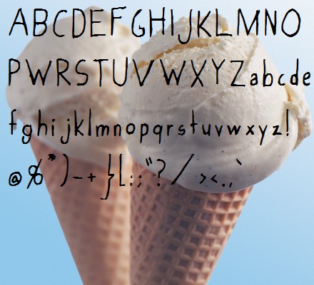 Vanilla_Ice-Cream字体 1