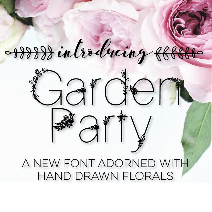 Garden Party字体 1
