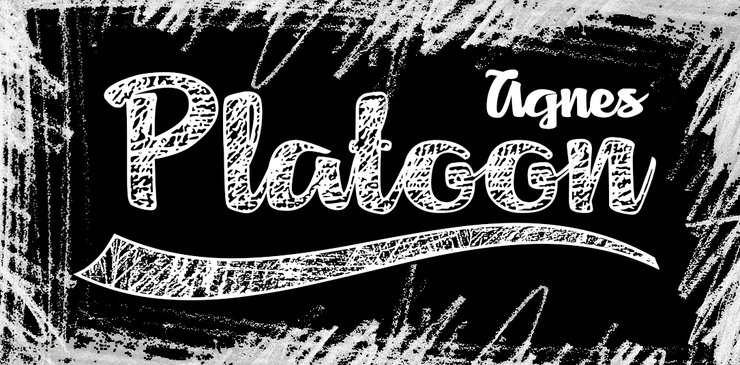 Agnes Platoon字体 1