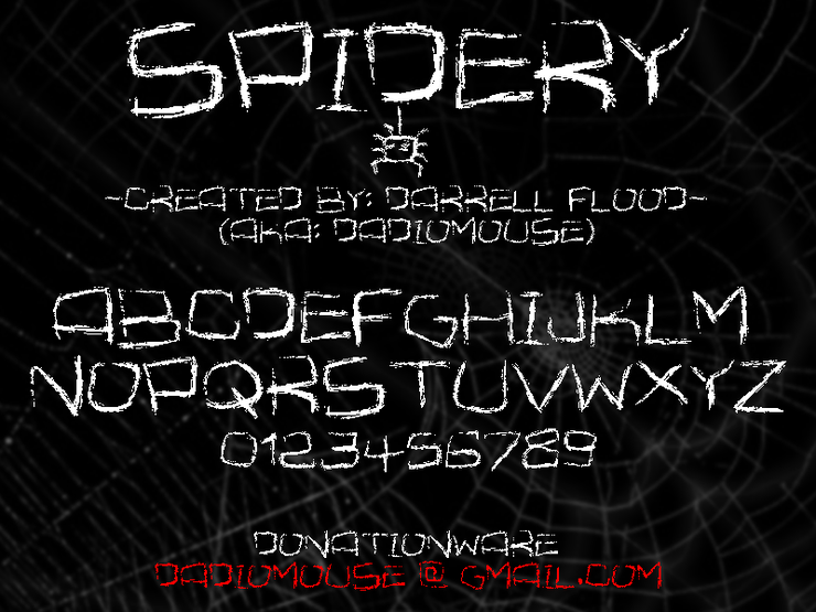 Spidery字体 1
