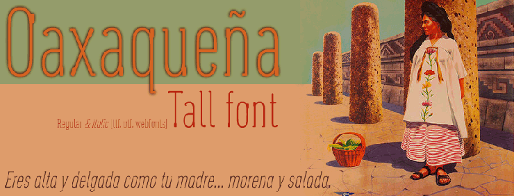 Oaxaqueña Tall字体 1