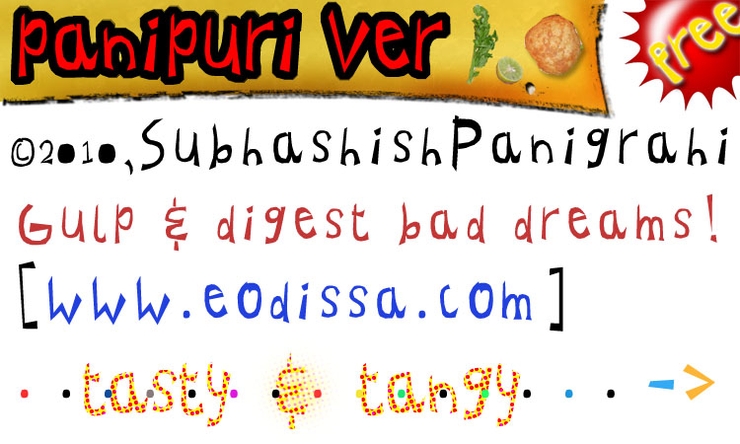 panipuri ver 1.0字体 1