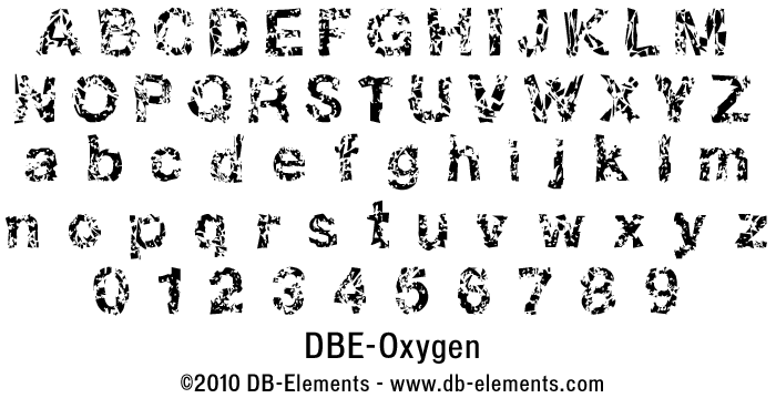 DBE-Oxygen字体 1