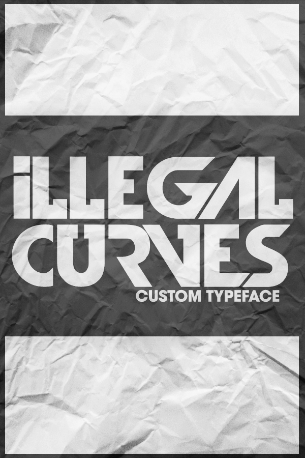 Illegal Curves字体 2