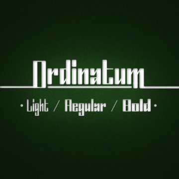 Ordinatum字体 1