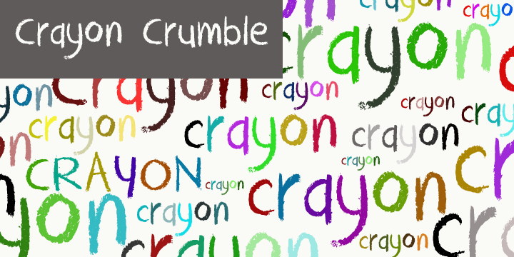 DK Crayon Crumble字体 1
