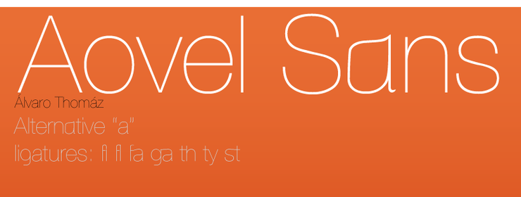 Aovel Sans字体 2