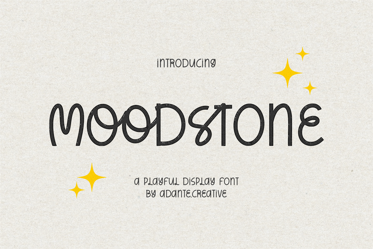 Moodstone字体 5