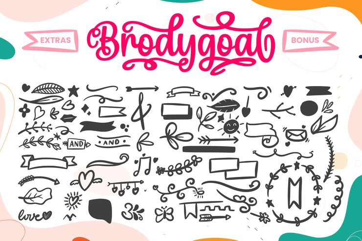 Brodygoal字体 2
