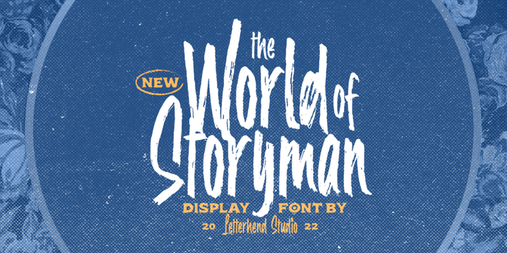 The World Of Storyman字体 1