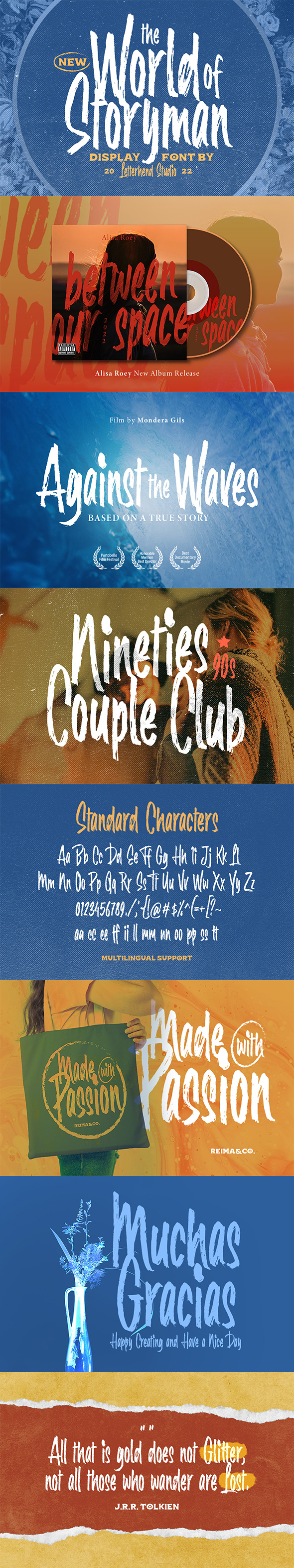 The World Of Storyman字体 2