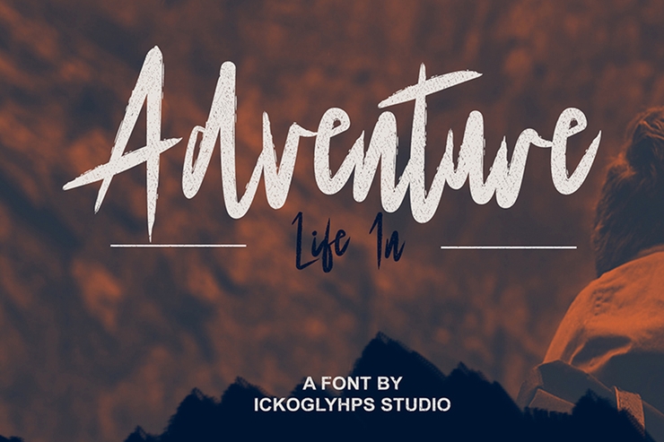 Life In Adventure字体 1