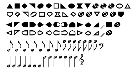 NoteHedz字体 1