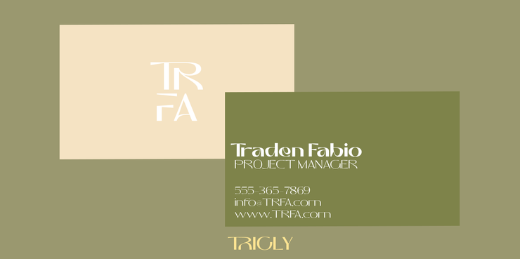 Trigly Black字体 7