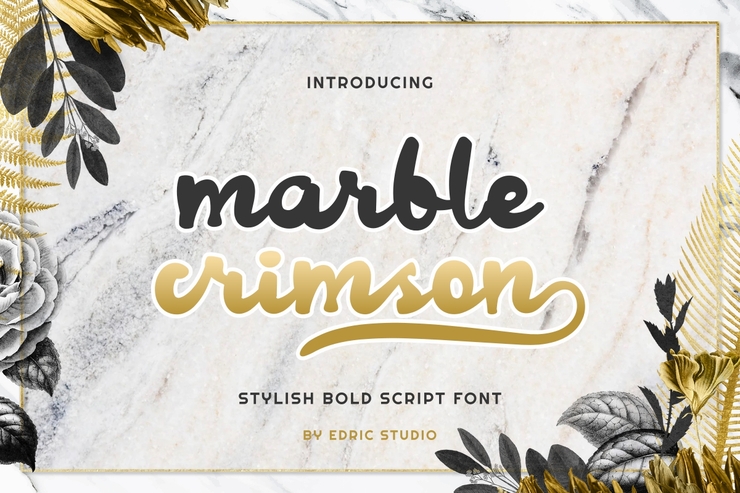 Marble Crimson字体 1