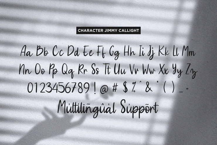 Jimmy Callight字体 4