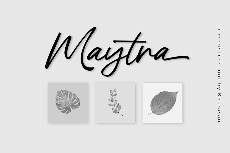 Maytra字体 1