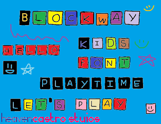 Blockway字体 1