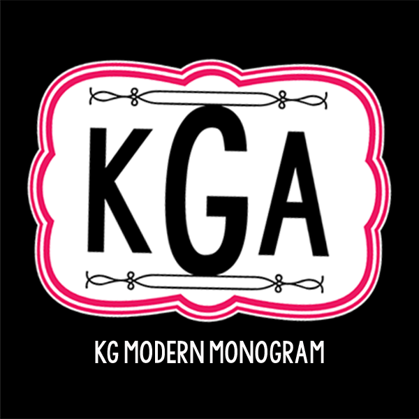 KG Modern Monogram字体 2