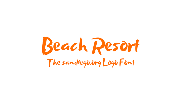 Beach Resort字体 1