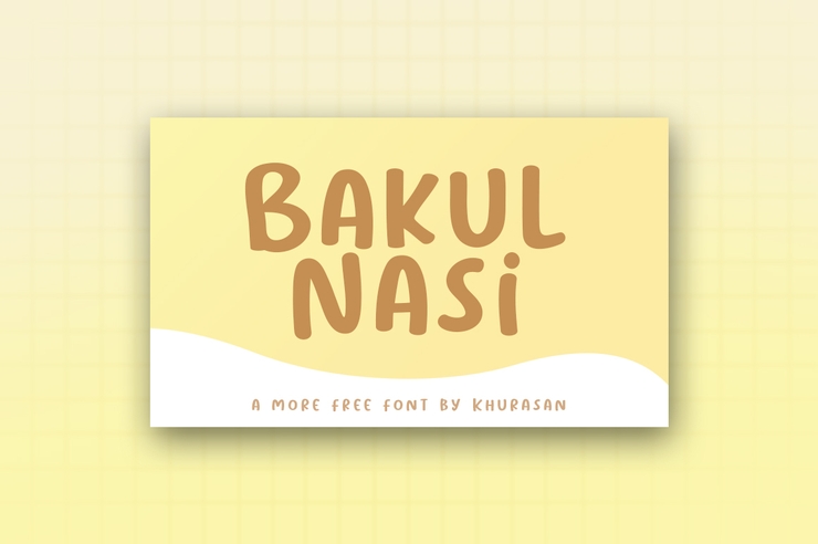 Bakul Nasi字体 1