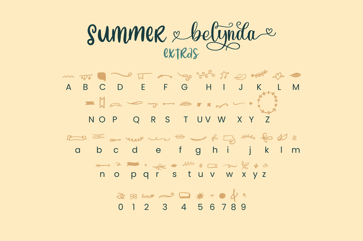 Summer Belynda字体 7