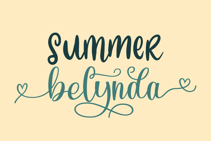 Summer Belynda字体 10