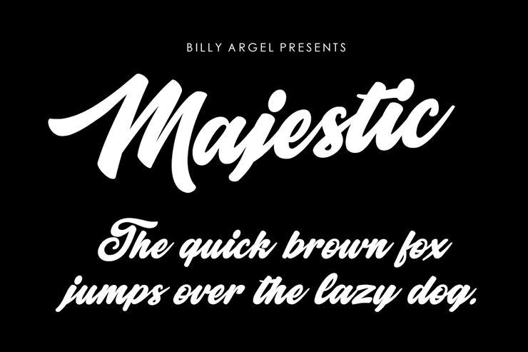Majestic字体 2