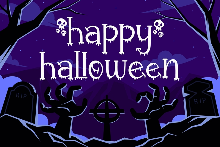 Halloween Rules字体 3