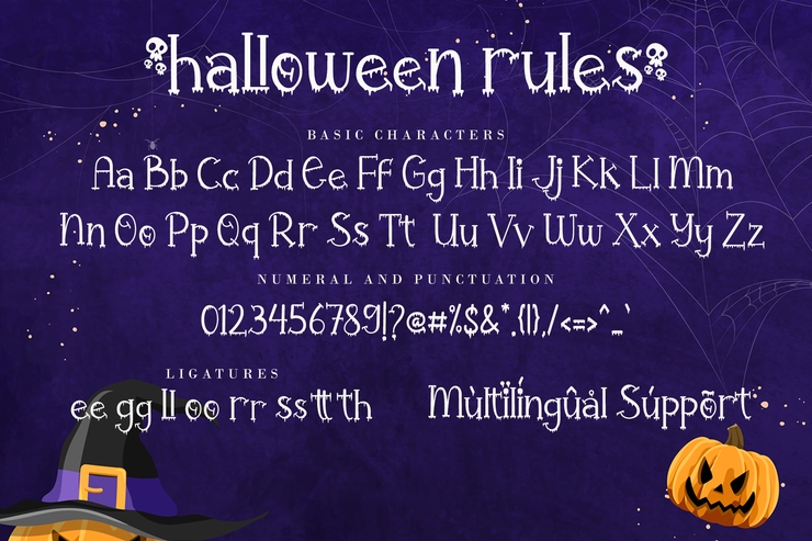 Halloween Rules字体 5