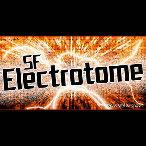 SF Electrotome字体 1