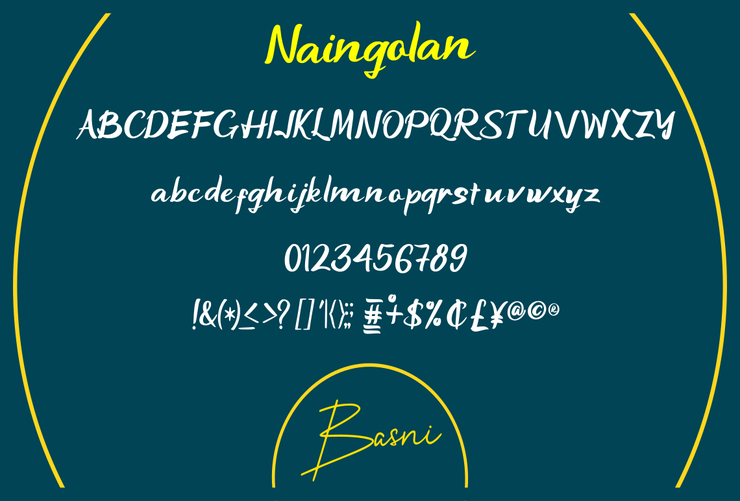 Naingolan字体 6