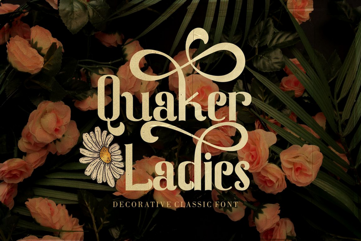 Quaker Ladies字体 1