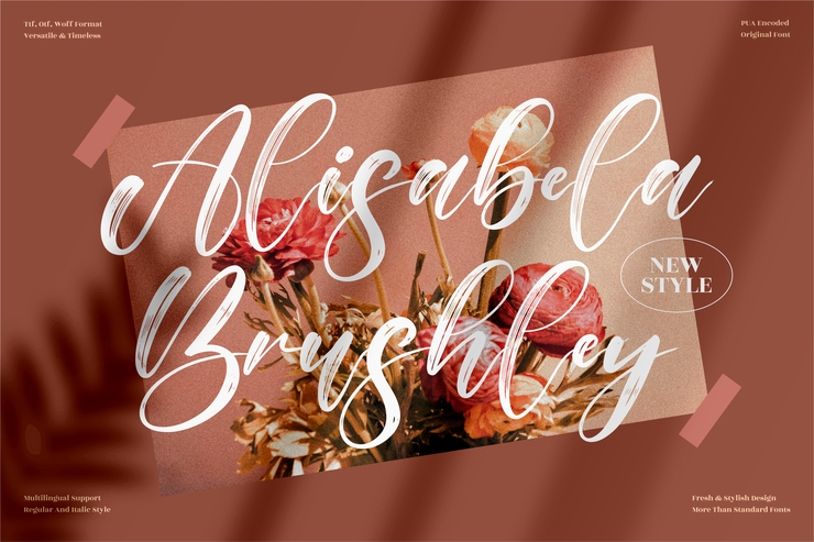 Alisabela Brushley字体 2