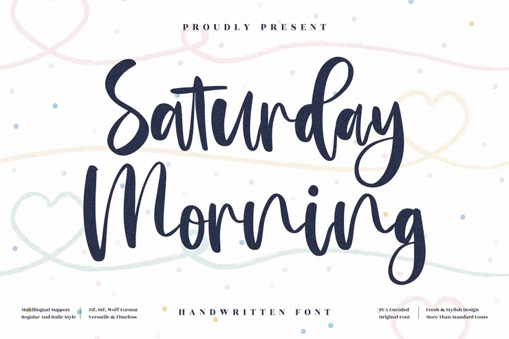 Saturday Morning字体 4