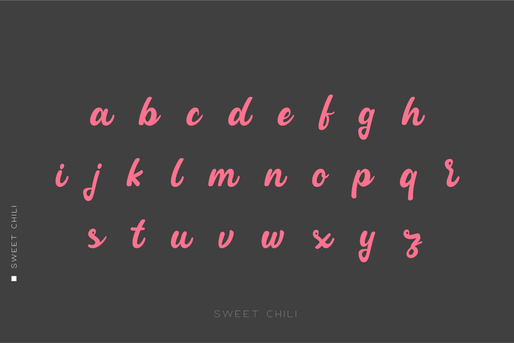 Sweet Chili字体 3