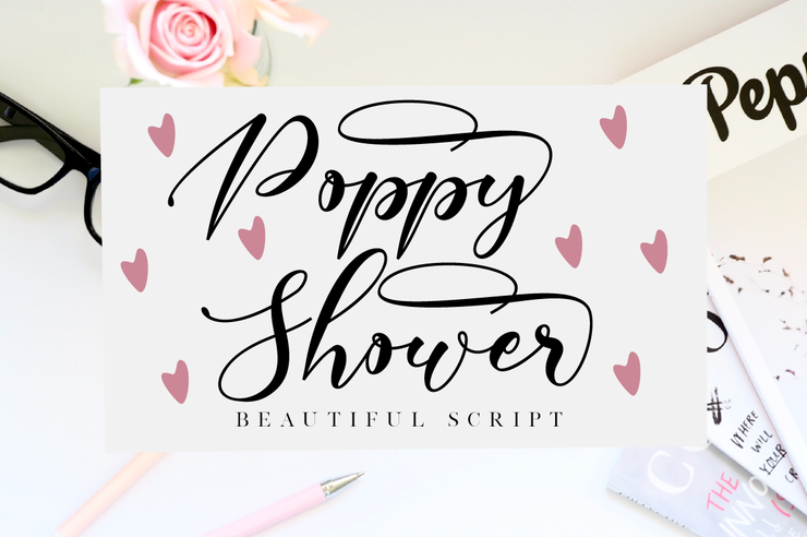 Poppy Shower字体 1
