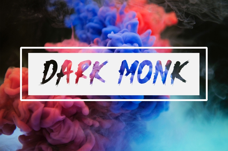 Dark Monk字体 7