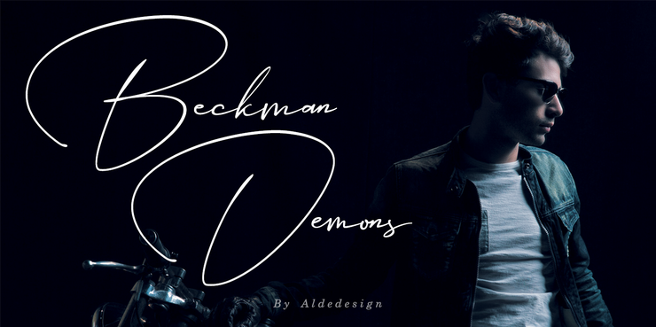 Beckman Demons字体 9
