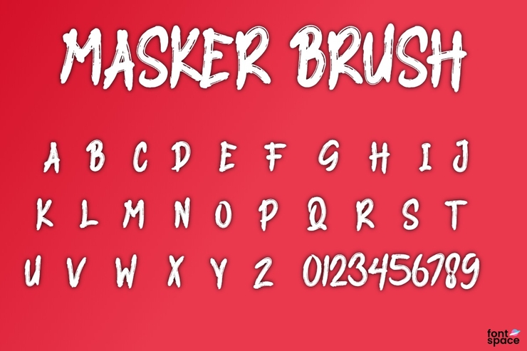 MASKER BRUSH字体 1