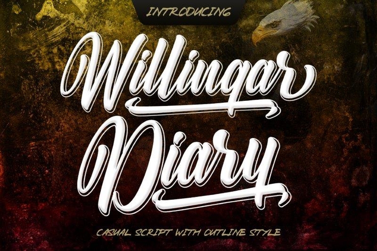 Willingar Diary字体 1