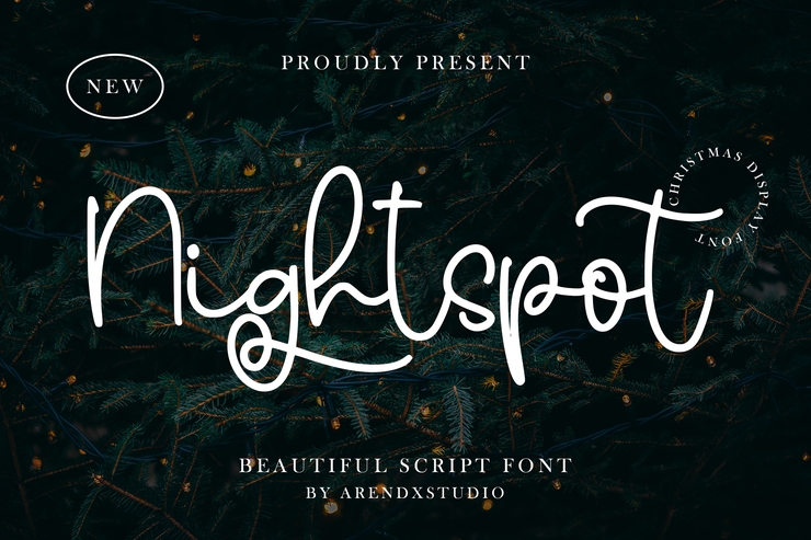 Nightspot字体 8