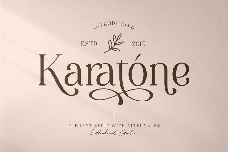 Karatone字体 1