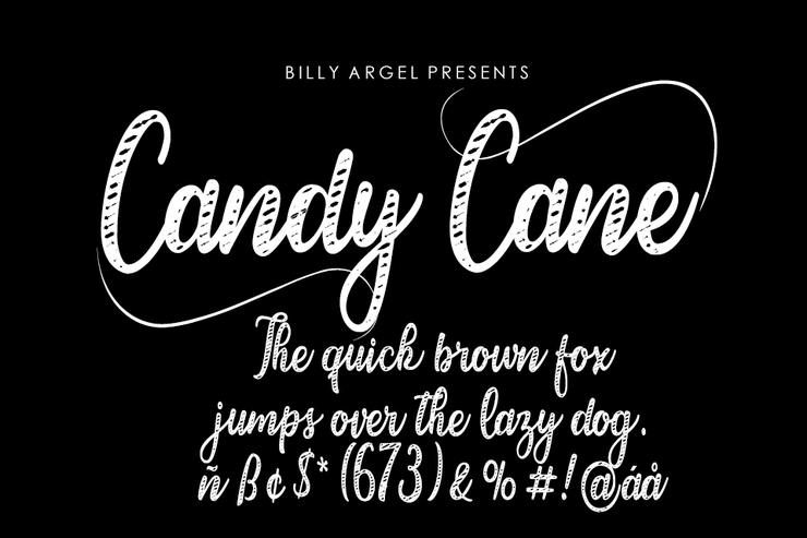 Candy Cane字体 1